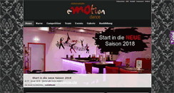 Desktop Screenshot of emotion-dance.de