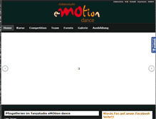Tablet Screenshot of emotion-dance.de